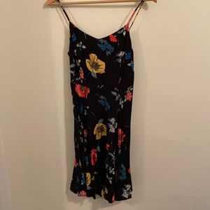 Floral thin strap dress